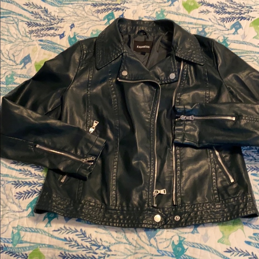 Express faux leather jacket - Picture 4 of 5